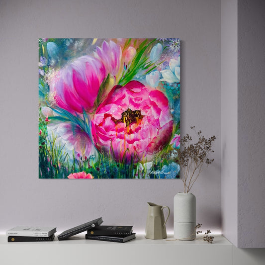 Bright Original Flower Painting | Originals And Prints