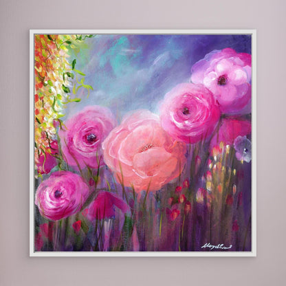 'Stillness Of Beauty' - Stretched Canvas Print