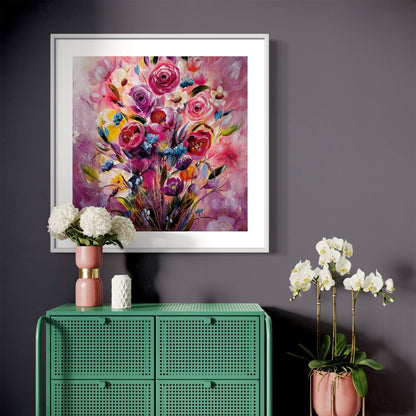 'Burst of Blooms' - (Giclee Print On Fine Art Paper)