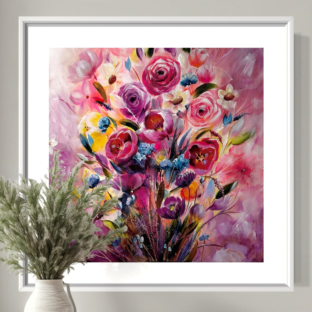 'Burst of Blooms' - (Giclee Print On Fine Art Paper)