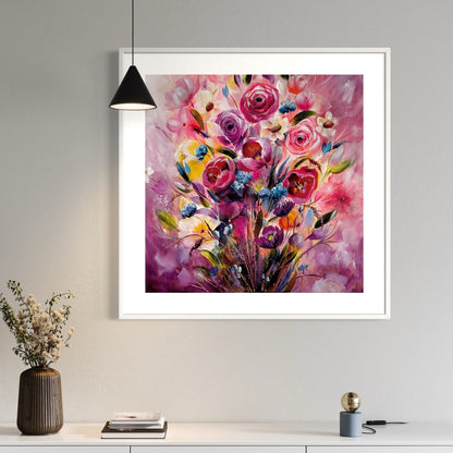 'Burst of Blooms' - (Giclee Print On Fine Art Paper)