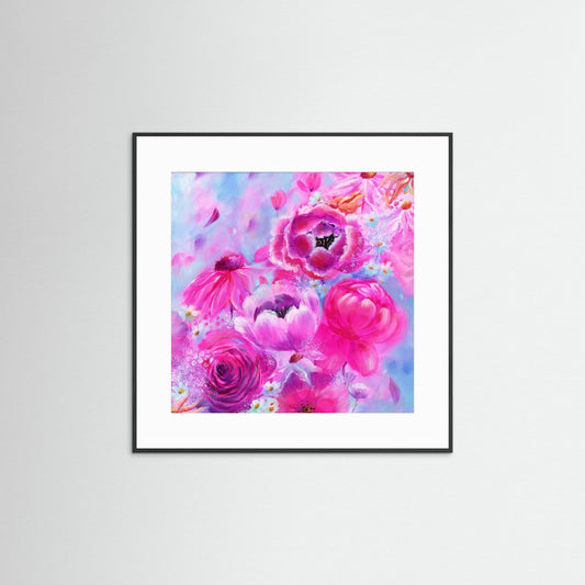 'Breezy Blooms' Fine Art paper Print