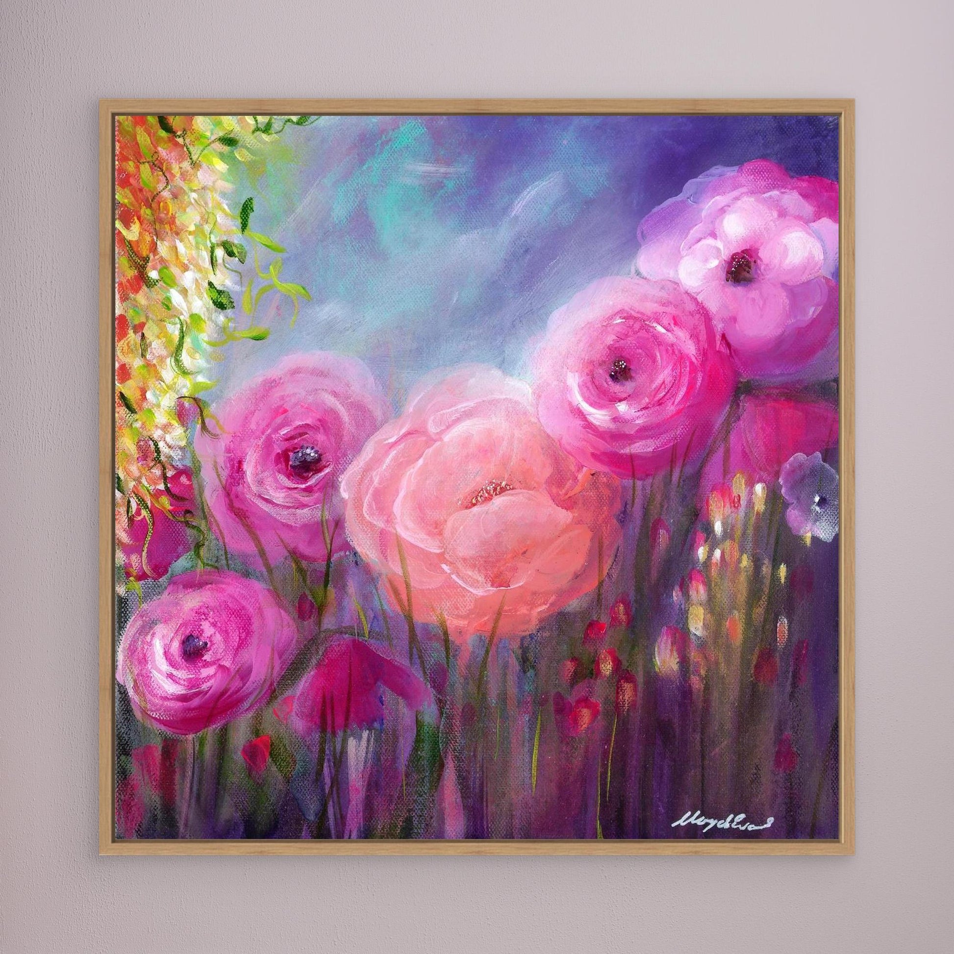 'Stillness Of Beauty' - Stretched Canvas Print