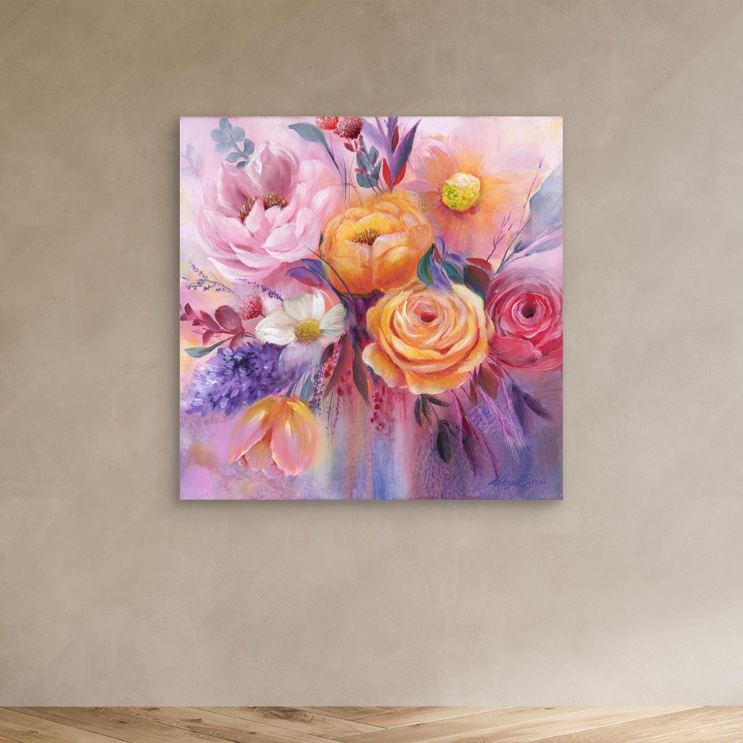'Just For You' (Print On Stretched Canvas)